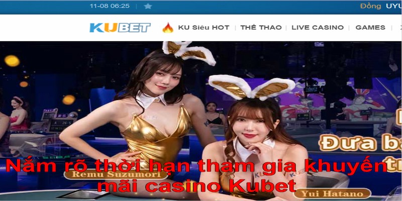 Cần nắm rõ thời hạn diễn ra khuyến mãi casino